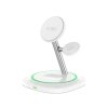 Stacja Ładująca 3w1 MagSafe do iPhone / Apple Watch / AirPods – Tech-Protect A46 – Biała